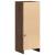 Dulap cu LED, stejar maro, 38x34x100 cm, lemn prelucrat GartenMobel Dekor