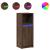Dulap cu LED, stejar maro, 38x34x100 cm, lemn prelucrat GartenMobel Dekor