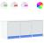 Dulap TV cu LED, alb, 97x34x40 cm, lemn prelucrat GartenMobel Dekor