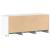 Dulap TV cu LED, alb, 97x34x40 cm, lemn prelucrat GartenMobel Dekor