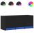 Dulap TV cu LED, negru, 97x34x40 cm, lemn prelucrat GartenMobel Dekor