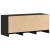 Dulap TV cu LED, negru, 97x34x40 cm, lemn prelucrat GartenMobel Dekor