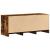 Dulap TV cu LED, stejar fumuriu, 97x34x40 cm, lemn prelucrat GartenMobel Dekor