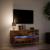 Comodă TV de perete cu lumini LED, stejar fumuriu, 100x31x45 cm GartenMobel Dekor