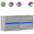 Comodă TV de perete cu lumini LED, gri sonoma, 100x31x45 cm GartenMobel Dekor