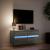 Comodă TV de perete cu lumini LED, gri sonoma, 100x31x45 cm GartenMobel Dekor