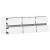 Comodă TV de perete cu lumini LED, alb, 130x31x45 cm GartenMobel Dekor