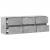 Comodă TV de perete cu lumini LED, gri beton, 130x31x45 cm GartenMobel Dekor