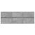 Comodă TV de perete cu lumini LED, gri beton, 130x31x45 cm GartenMobel Dekor