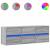 Comodă TV de perete cu lumini LED, gri sonoma, 130x31x45 cm GartenMobel Dekor