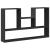 Raft de perete, negru, 99x15x60 cm, lemn prelucrat GartenMobel Dekor