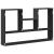 Raft de perete, negru, 99x15x60 cm, lemn prelucrat GartenMobel Dekor