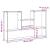 Raft de perete, gri sonoma, 99x15x60 cm, lemn prelucrat GartenMobel Dekor