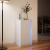 Dulap cu LED, alb, 42,5x34x85 cm, lemn prelucrat GartenMobel Dekor