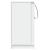 Dulap cu LED, alb, 42,5x34x85 cm, lemn prelucrat GartenMobel Dekor