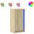 Dulap cu LED, stejar sonoma, 42,5x34x85 cm, lemn prelucrat GartenMobel Dekor