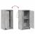 Dulap cu LED, gri beton, 42,5x34x85 cm, lemn prelucrat GartenMobel Dekor