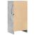 Dulap cu LED, gri beton, 42,5x34x85 cm, lemn prelucrat GartenMobel Dekor