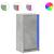 Dulap cu LED, gri beton, 42,5x34x85 cm, lemn prelucrat GartenMobel Dekor