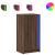 Dulap cu LED, stejar maro, 42,5x34x85 cm, lemn prelucrat GartenMobel Dekor