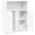 Dulap cu LED, alb, 77x34x100 cm, lemn prelucrat GartenMobel Dekor