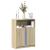 Dulap cu LED, stejar sonoma, 77x34x100 cm, lemn prelucrat GartenMobel Dekor