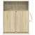 Dulap cu LED, stejar sonoma, 77x34x100 cm, lemn prelucrat GartenMobel Dekor