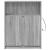 Dulap cu LED, gri sonoma, 77x34x100 cm, lemn prelucrat GartenMobel Dekor