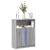 Dulap cu LED, gri sonoma, 77x34x100 cm, lemn prelucrat GartenMobel Dekor