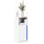Dulap cu LED, alb, 42,5x34x100 cm, lemn prelucrat GartenMobel Dekor