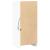 Dulap cu LED, alb, 42,5x34x100 cm, lemn prelucrat GartenMobel Dekor