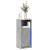 Dulap cu LED, gri beton, 42,5x34x100 cm, lemn prelucrat GartenMobel Dekor