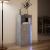 Dulap cu LED, gri beton, 42,5x34x100 cm, lemn prelucrat GartenMobel Dekor