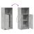 Dulap cu LED, gri beton, 42,5x34x100 cm, lemn prelucrat GartenMobel Dekor