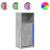 Dulap cu LED, gri beton, 42,5x34x100 cm, lemn prelucrat GartenMobel Dekor