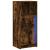 Dulap cu LED, stejar fumuriu, 42,5x34x100 cm, lemn prelucrat GartenMobel Dekor