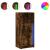 Dulap cu LED, stejar fumuriu, 42,5x34x100 cm, lemn prelucrat GartenMobel Dekor
