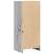 Dulap cu LED, gri sonoma, 42,5x34x100 cm, lemn prelucrat GartenMobel Dekor