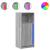 Dulap cu LED, gri sonoma, 42,5x34x100 cm, lemn prelucrat GartenMobel Dekor