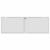 Dulap TV de perete cu lumini LED, alb, 100x31x45 cm GartenMobel Dekor