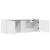 Dulap TV de perete cu lumini LED, alb, 100x31x45 cm GartenMobel Dekor