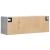 Dulap TV de perete cu lumini LED, gri beton, 100x31x35 cm GartenMobel Dekor