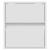 Comodă TV de perete cu lumini LED, alb, 41x31x45 cm GartenMobel Dekor