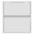 Comode TV de perete cu lumini LED, 2 buc., alb, 41x31x45 cm GartenMobel Dekor