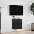 Dulap TV de perete cu lumini LED negru 41x31x45 cm GartenMobel Dekor