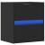 Dulap TV de perete cu lumini LED negru 41x31x45 cm GartenMobel Dekor