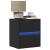 Dulap TV de perete cu lumini LED negru 41x31x45 cm GartenMobel Dekor