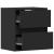 Dulap TV de perete cu lumini LED negru 41x31x45 cm GartenMobel Dekor