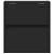 Comode TV de perete cu lumini LED, 2 buc., negru, 41x31x45 cm GartenMobel Dekor