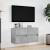 Comode TV de perete cu lumini LED 2 buc. gri beton 41x31x45 cm GartenMobel Dekor